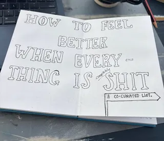 "Art won't set you free or pay your bills but I hope you find a way to make art anyway."